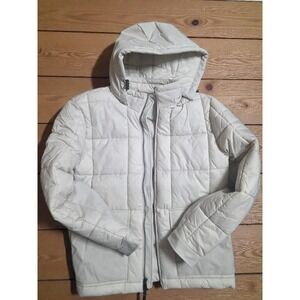 Bugatchi Quilted Anorak Puffer Designer Jacket With‎ Detachable Hood MSRP: $398
